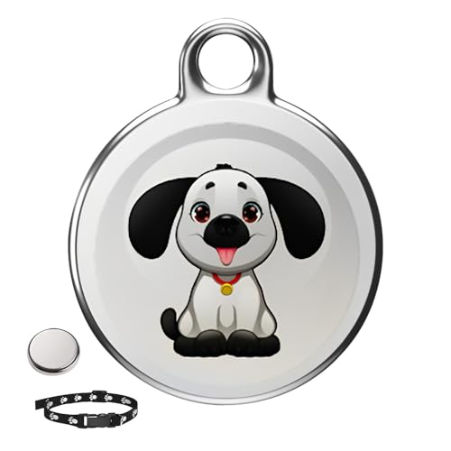 Rppiup GPS Tracker für Katzen und Hunde, Mini GPS ohne ABO, Wasserdicht für Hunde, Live-Ortung, Haustier-Tracker für Kofferraum und Rucksack