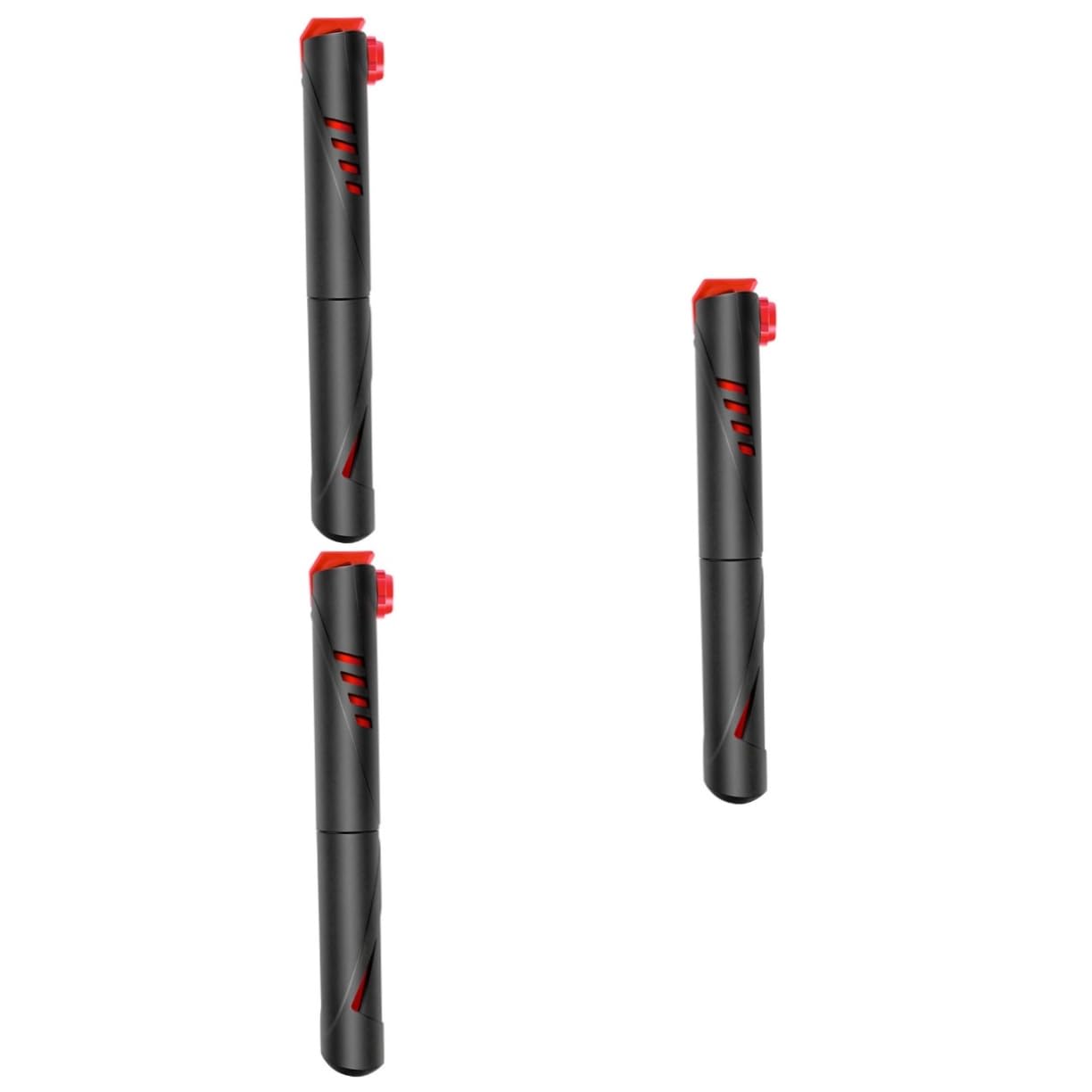 Balacoo 3 Sets Manual Tire Pump Pump Bike Tire Inflator for Bicycles Basketball Football