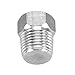 Male Thread Stainless Steel Pipe Countersunk Hex Plug with Hex Head Socket Pipe Fittings for Industrial Use (PT1/8(2PCS))
