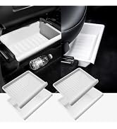 TOPABYTE Boîte de Rangement Sous Le Siège pour Tesla Model Y 2020-2025 Organiseur Plateau Caché a...