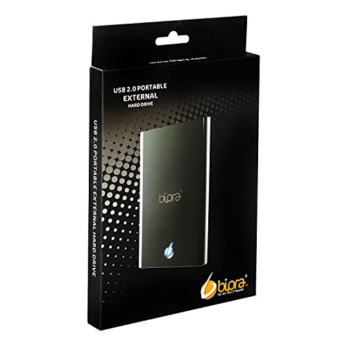Bipra S2 2.5 Zoll USB 2.0 NTFS Portable Externe Festplatte - Schwarz (320GB) – Bild 5