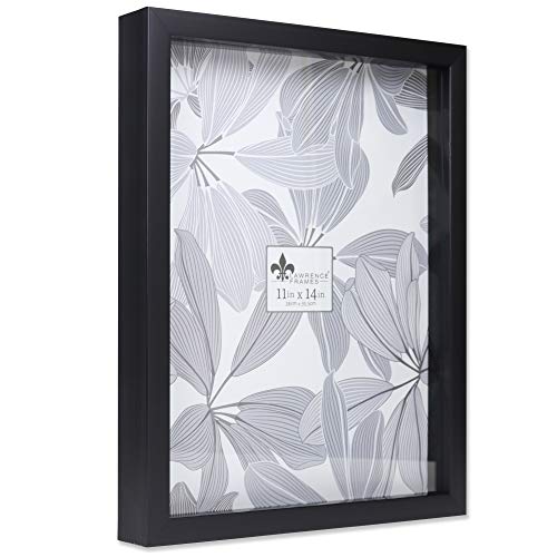 Lawrence Frames 785011 Shadow Box Rahmen, 28 x 35 cm, Schwarz – Ansicht 1