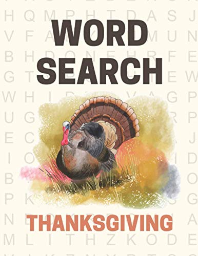 Word Search Thanksgiving: Thanksgiving word search puzzle books for adults (Vol. 7)