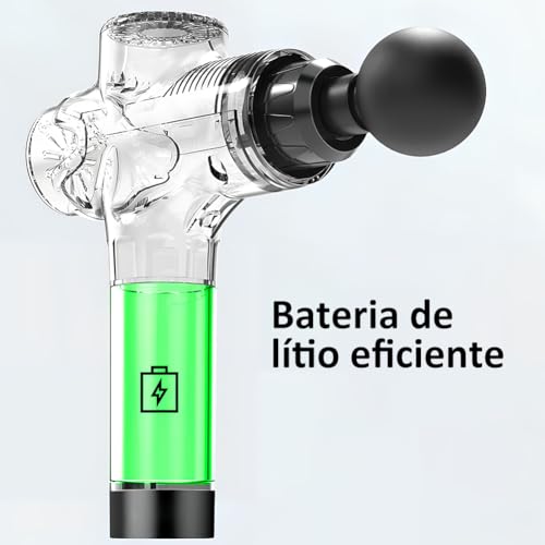 Belifou Pistola de massagem muscular, pistola elétrica de massagem profissional para atletas, 4 cabe