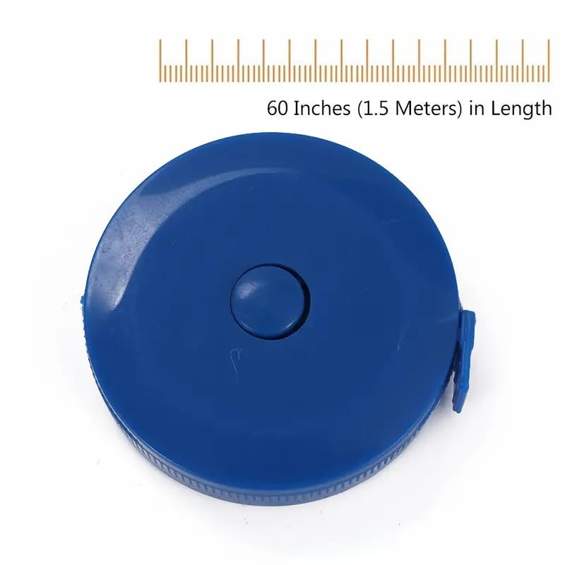 60in/150cm Soft Tape Measure - Retractable Measuring Tape for Body Measurements, Sewing, Tailoring, Crafts