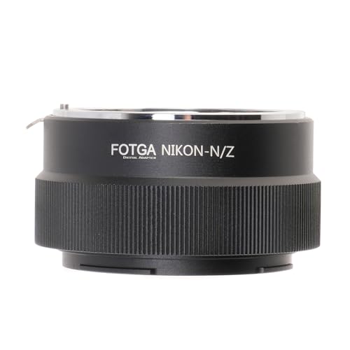 Hersmay NIK0N-NZ Objektivadapter Konverter Ring für Nik0n G(F AI AIS D AFS) Objektiv Lens Kompatibel mit Nik0n Z5 Z6 Z6II Z7 Z7II Z8 Z9 Z30 Z50 ZF ZFC Spiegellose Kamera