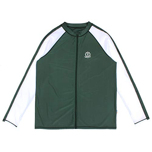 SwimZip-Mens-Long-Sleeve-Zipper-Rash-Guard-UPF-50-Multiple-Colors