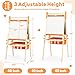 Belleur All-in-One Art Easel for Kids, Adjustable Double Sided Easel for Toddlers with Magnetic Whiteboard & Dry-Erase Chalk Board & Paper Roll, Child Painting Easel for Kid 2-8 Birthday Gift-Orange