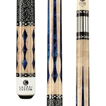LUCASI Custom 2-Piece Pool Cue with Upgraded Low Deflection Shaft