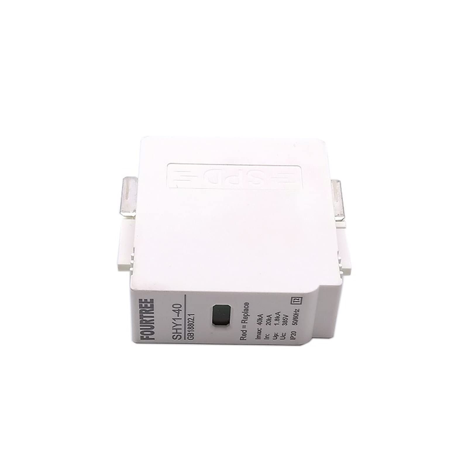 Pièces de rechange SPD remplace les inserts de remplacement modulaires AC 275V 385V 420V for parafoudre parafoudre basse tension (Color : 10-20ka, Size : 1Pcs Modular 145V)