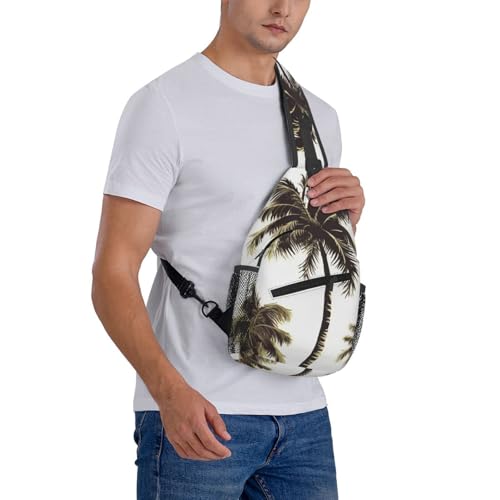 Bolso Sling Negro para Senderismo y Viaje miniatura 7