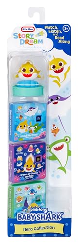 Little Tikes Story Dream Machine Baby Shark Heroes Collection, Storytime, Books, Audio Character, Toy Gift for Toddlers, Kids Girls Boys Ages 3+ - image 4