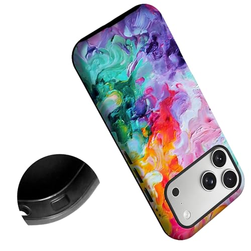 Yuzbira for iPhone 17 Pro Max Case | Watercolor Paint | Slim Drop Protection Design by Yuzbira - Used condition - Image 3