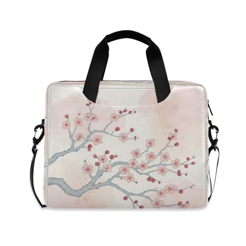 Bolso para Laptop Rosa con Diseño de Flores de Cerezo miniatura 1