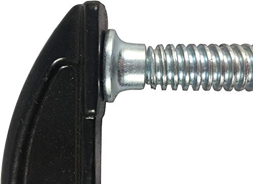 2 Piece 3 Inch C-Clamp Set - Industrial Strength, Quality Iron C Clamps for Woodworking, Welding, and Building by Blue Collar Tools