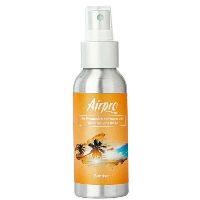 Airpro Luxury Spray Air Freshener Sunrise Fragrance Car, Desk