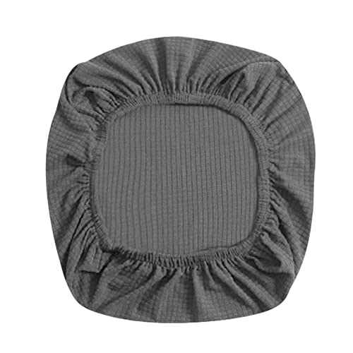 Fenteer Stretch Office Covers Seat Cover Slipcover Desk Seat Cushion Protectors for Computer Dark Grey, Adjustable (38-52cm) - Image 3