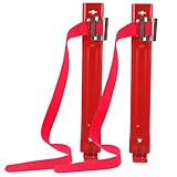 BUGUUYO 2 Stück Metallhalterung Für 2-kg Feuerlöscher Robuste Wandhalterung Mit Haken Platzsparende Montagehalterung Für Co2-feuerlöscher Sichere Befestigung Für Brandschutzgeräte