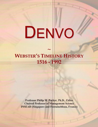 Denvo: Webster's Timeline History, 1516 - 1992