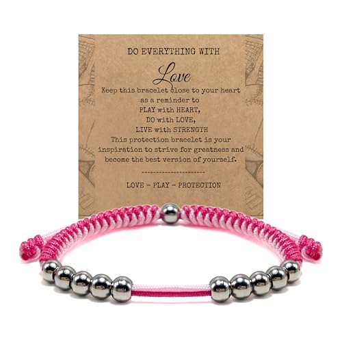 LAMIBEE Golf Stainless Steel 10 Bead Score Counter Bracelet, Golf Stroke Count Bracelet, Resizable Easy to Adjust Golf Round Scoring Tracker, Durable Stylish Golf Accessory