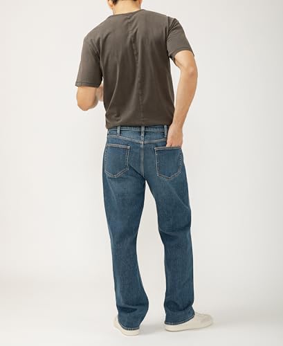 Silver Jeans Co. Men's Relaxed Fit Straight Leg Jeans3