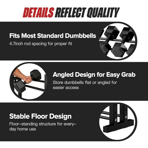 Image of 3-Tier Dumbbell Rack Stand Only