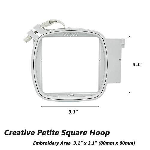 Sew Tech PA006 #821006096 Creative Petite Square Hoop For Pfaff Singer Em 9305 Creative Sensation Vision Pro Ii 5.5 5.0 4.5 4.0 3.0 2.0 1.5 Performance Viking Designer Diamond Etc thumb #1