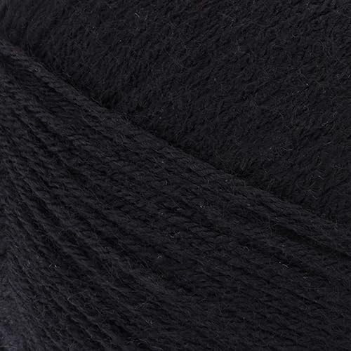 Image of Lion Brand Yarn, Pound of Love Crochet Yarn, Black, Black, 2 Pack