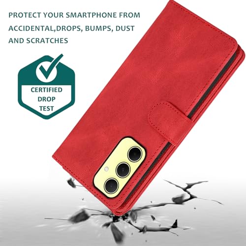 Coque Samsung Galaxy A35 Asuwish rouge évite les rayures - 6