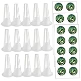 Sosoport 再利用可能な水耕栽培バスケット50個。土壌を使わずに簡単に根を張れる。室内ガーデン用の交換用ネットカップ。