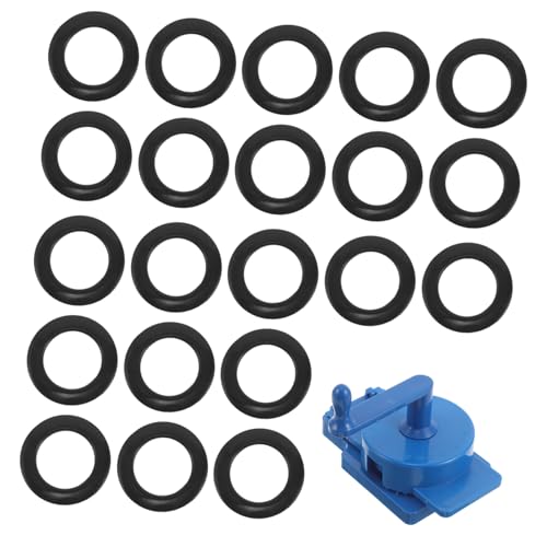 Anneaux de rideau noirs ronds pour projets DIY avec outil de perforation rotatif