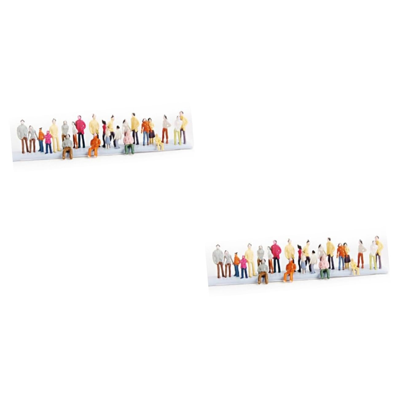 Lurrose 200 Pcs Miniature Worker Figures Model Mini Figurine People Figures Scale 1: 150 Mini Human Figures Miniature People Mini People Figurines Multicolor Painted
