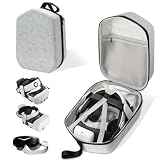sarlar Hard Carrying Case for Meta Quest 3/3S/Oculus Quest 2/Pimax Dream Air, Large Space for BOBOVR S3 Pro/M3 Pro/Kiwi Design Battery Head Strap All Accessories, Ideal for Travel Home Storage