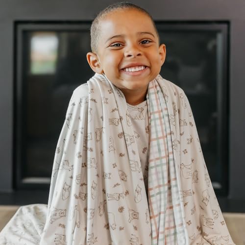 Image of Copper Pearl Jumbo 3-Layer Baby Blanket: Soft Baby Quilts for Boys and Girls | Breathable, Cozy, Toddler Blanket | Baby Quilt for Newborns | 60x72 Premium Material | Dylan