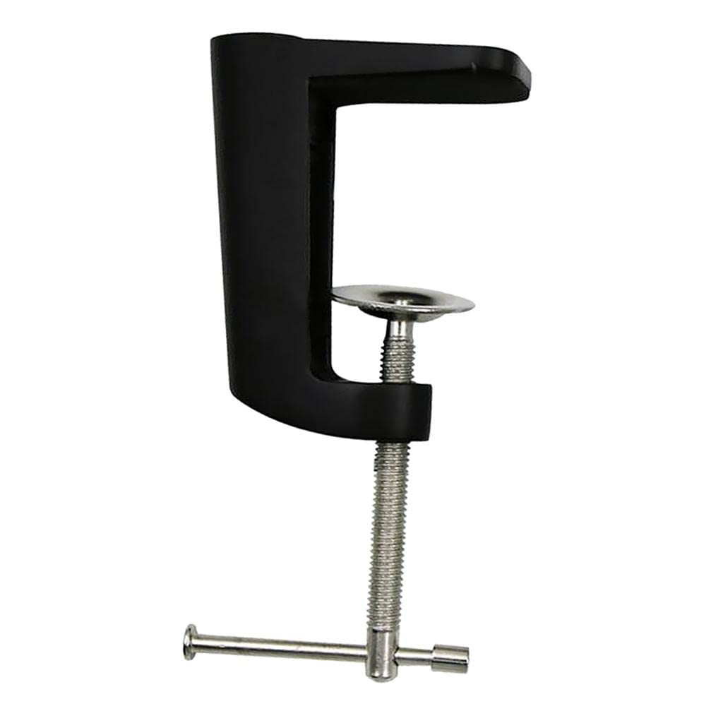 LICHTS®Metal Adjustable Arm Desk Clamp Table Lamp Clip Holder Stand Black|Home & Garden | Tools | Hand Tools | Clamps & Vises-image-30