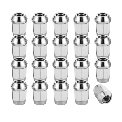 Sandfren 20 Pack M12x1.25 Steel Bulge Acorn Wheel Lug Nuts, Silver by Sandfren - Used condition - CA$28.33