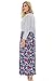 Bearsland Women's Long Sleeve Maternity Dress Floral Nursing Breastfeeding Dress with Pockets