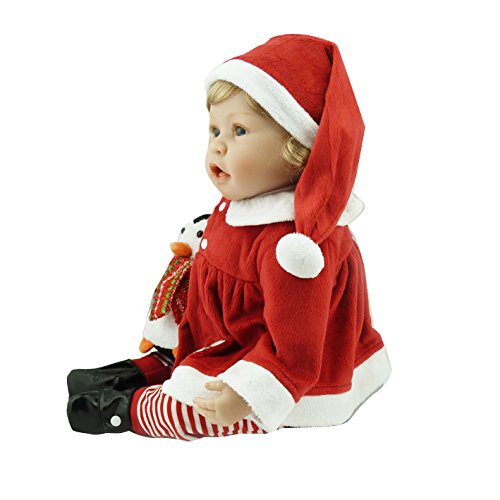 YIHANGG Silikon Vinyl Reborn Weihnachten Baby Puppe Realistische Mädchen Babys Puppen 22 Zoll 56 cm Lebensechte Prinzessin Kinder Spielzeug Kinder Geburtstagsgeschenk – Bild 6