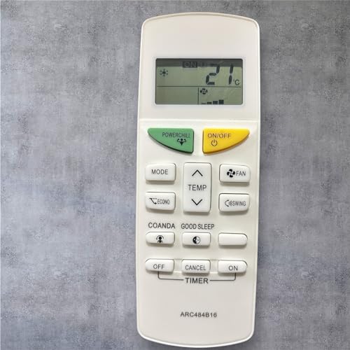 Image of AMAZOR Ac Remote- Model 132 J ARC484B1 Compatible with Daikin Ac 132J Remote Original | Suitable for 1 | 1.2 | 1.3 | 1.5 | 1.8 | 2 | 2.2 | 2.5 | 3 Ton Split and Window Air Conditioner