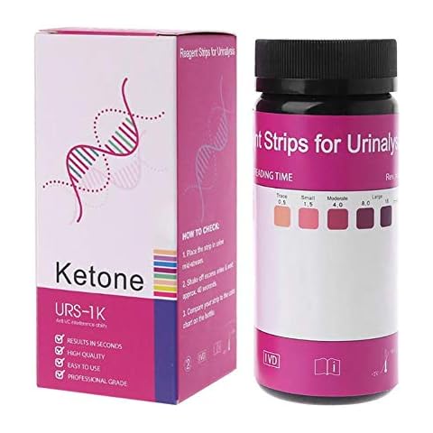 sunflowerany Ketone Test Strips, 100pcs Urinalysis Keto Test Strips For Test Ketosis Levels On Low Carb Ketogenic Diet, Perfect Kit For Ketogenic And Weight Loss Diets Cover