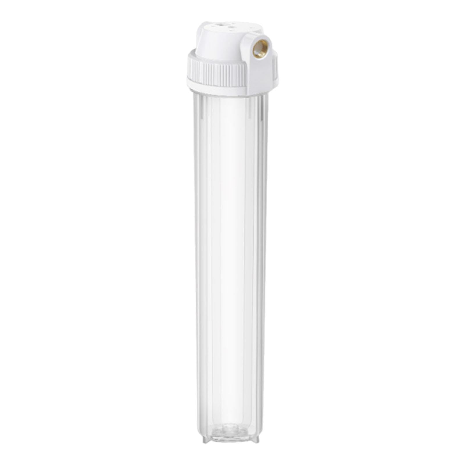 Fenteer Carcasa de Filtro Transparente Estuche para Filtro de Agua Accesorios para Botellas de Agua de Gran caudal, 4 Puntos
