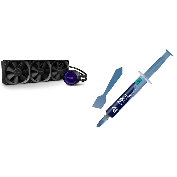 Buy NZXT Kraken X73 360mm AIO RGB CPU Liquid Cooler & Arctic MX4 Thermal Compound Paste for