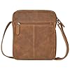 STILORD 'Jamie' Sac en Cuir pour Homme - Parfait pour Voyages & Quotidien - Petit Sac Messenger Vintage pour iPad 9,7 Pouces - Sac à Bandoulière Moderne pour Hommes, Couleur:Tan - Marron - Scuro #4