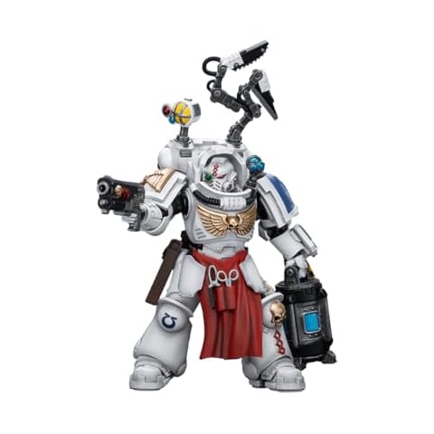 JOYTOY 1/18 Action Figure Warhammer 40,000 Ultramarines Apothecary Biologis Collection Model Birthday Gift Cover