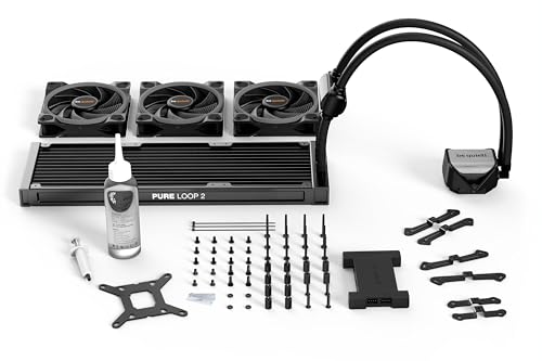 Image of be quiet! Pure Loop 2 FX 360mm, CPU Liquid Cooler for Intel Core i3 /i5 /i7 /i9 or AMD Ryzen 3 /5 /7 /9, ARGB LED Illumination, 3X Light Wings PWM high-Speed Fan -BW015