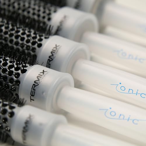 Termix C·Ramic, Cepillos Termix Evolution, Cepillo Pelo, Cepillo Redondo Pelo Profesional, Secado Rápido, Fibras Ionizadas Alto Rendimiento, Cepillo Alisador, Cepillo Pelo Antirotura (Ø43)