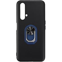 Case and Ring Holder for Realme X3 Super Zoom - Black+Blue
