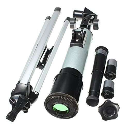 Angusshop Telescópio astronômico refrativo HD profissional externo zoom de alta ampliação luneta lun