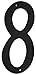Stanley Hardware S579-958 CD7130 House Numbers in Black, 4" - #8