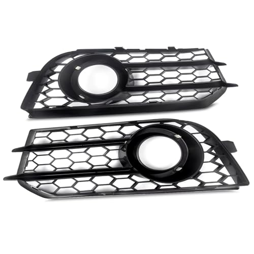 Grille antibrouillard gauche droite pour A1 8X 2010-2014 et cache pare-chocs avant nid d'abeille